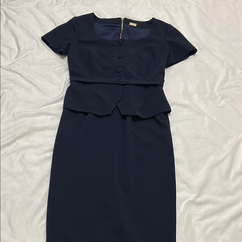 Alexia Admor Navy Blue Dress